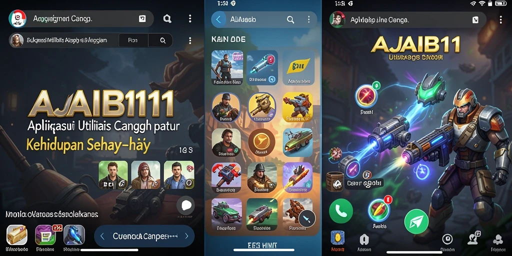 Tampilan antarmuka aplikasi AJAIB11 yang minimalis dan fungsional.