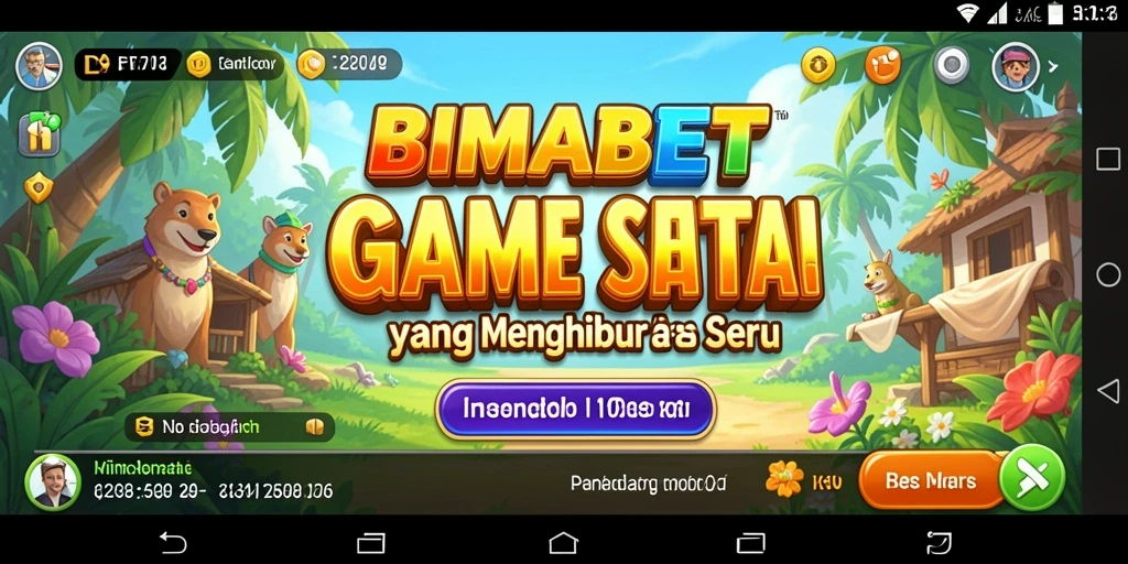 Tampilan gameplay <strong>BIMABET</strong> yang seru dan menghibur.