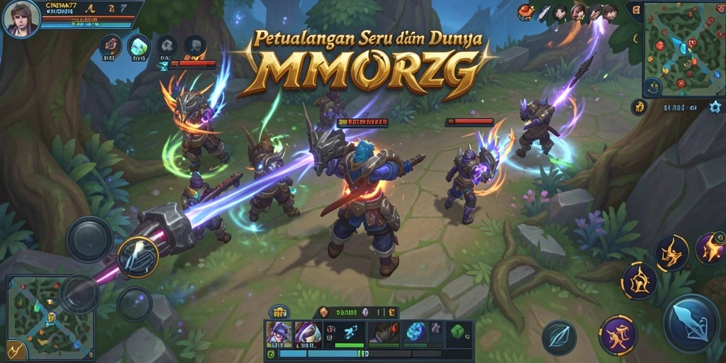 Screenshot gameplay <strong>CINEMA77</strong> menampilkan aksi seru dalam petualangan MMORPG.