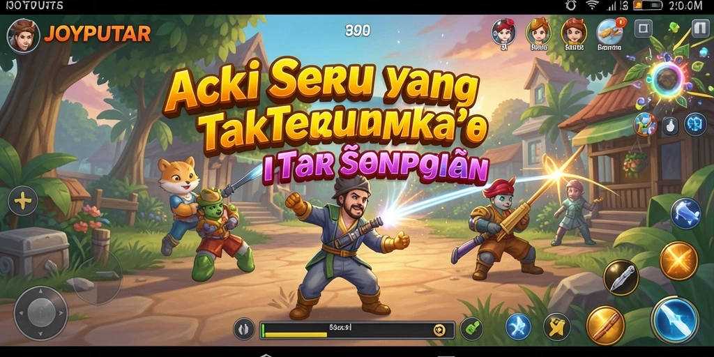 Screenshot dari gameplay aksi seru JOYPUTAR.