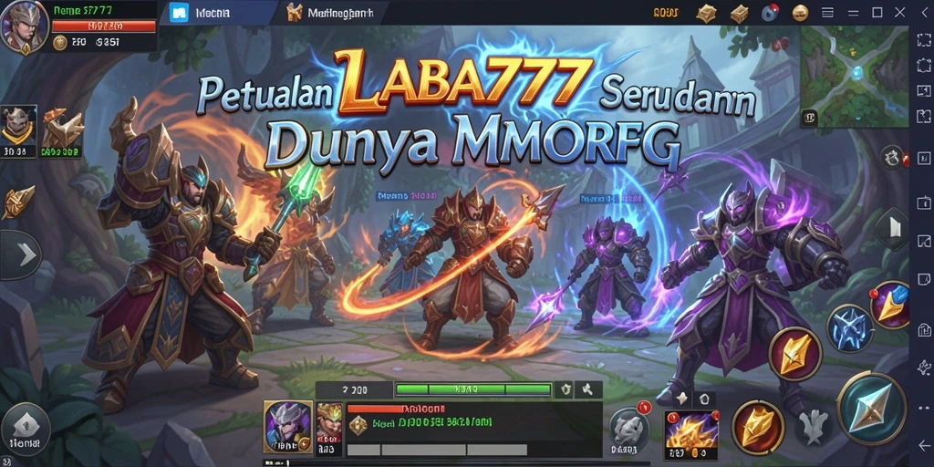 Tampilan gameplay seru dari LABA777 dalam dunia MMORPG.