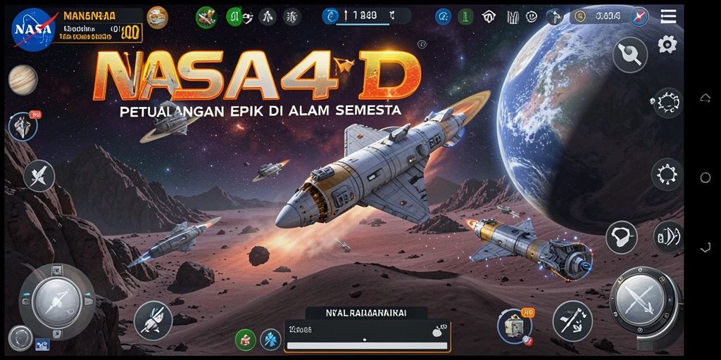 Gameplay epik di alam semesta <strong>NASA4D</strong> penuh dengan petualangan.