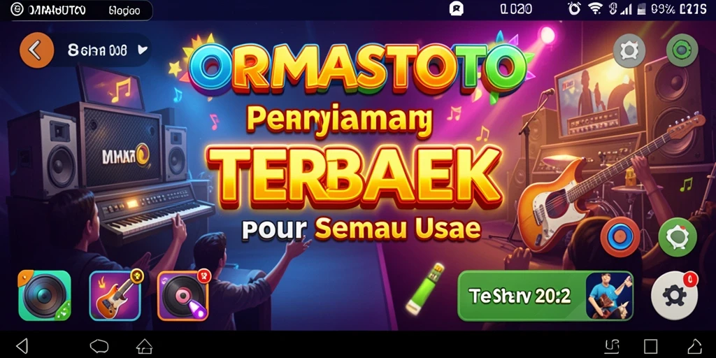 Tangkapan layar ORMASTOTO menunjukkan keseruan bermain musik.