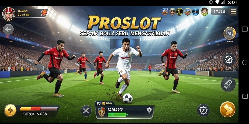 Tampilan gameplay PROSLOT yang menegangkan dan mendebarkan.